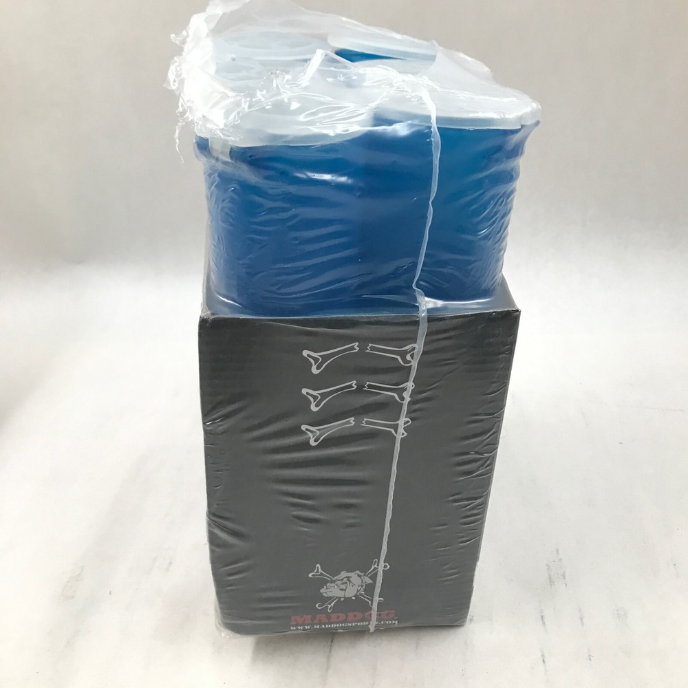 Maddog 150 Round BONES Paintball Pod - Aqua - 6 Pack