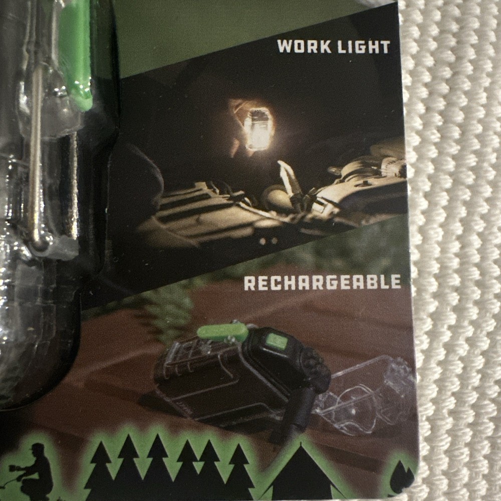 🔥✔️🔥 Kodiak Mini Rechargeable Plasma Lighter, LED Task Flashlight, Bright NIP