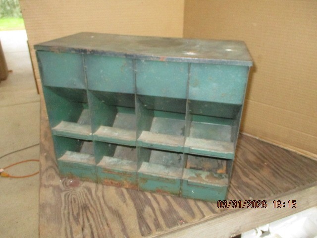 Parts Organizing and Dispensing Cabinet, Reloading