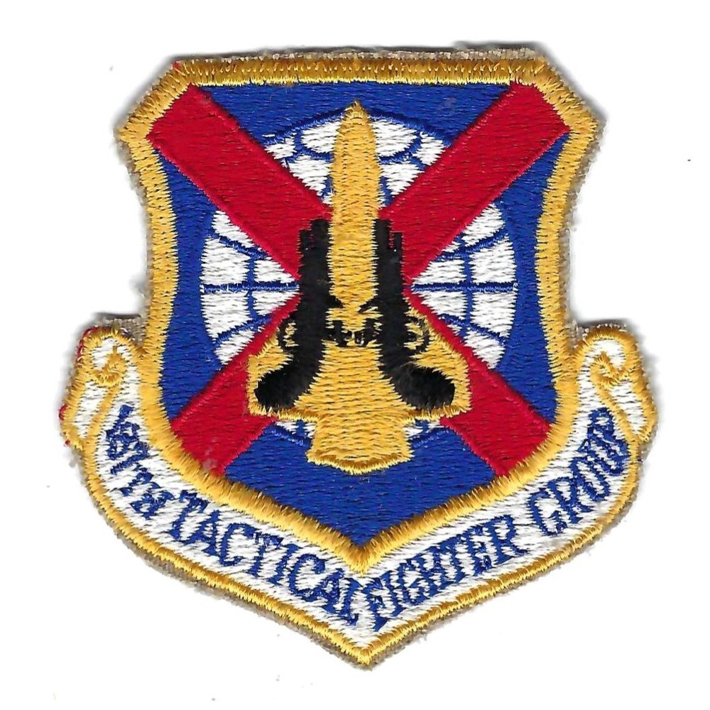 ORIGINAL 70's-80's 187th  TAC FIGHTER GROUP (SCHIFFLI MADE) patch