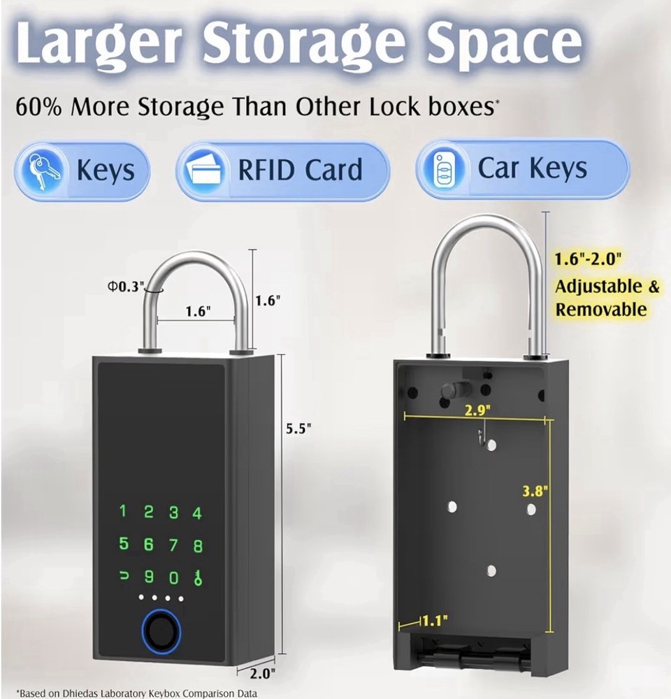 smart key lock box safe