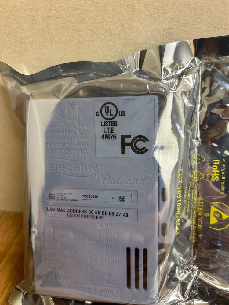 Rauland TCC2011a IP Module for PA System