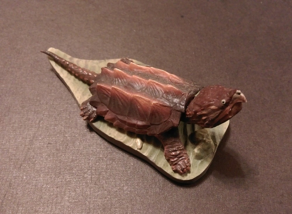 RARE Kaiyodo Red Data Alligator Snapping Turtle Figure