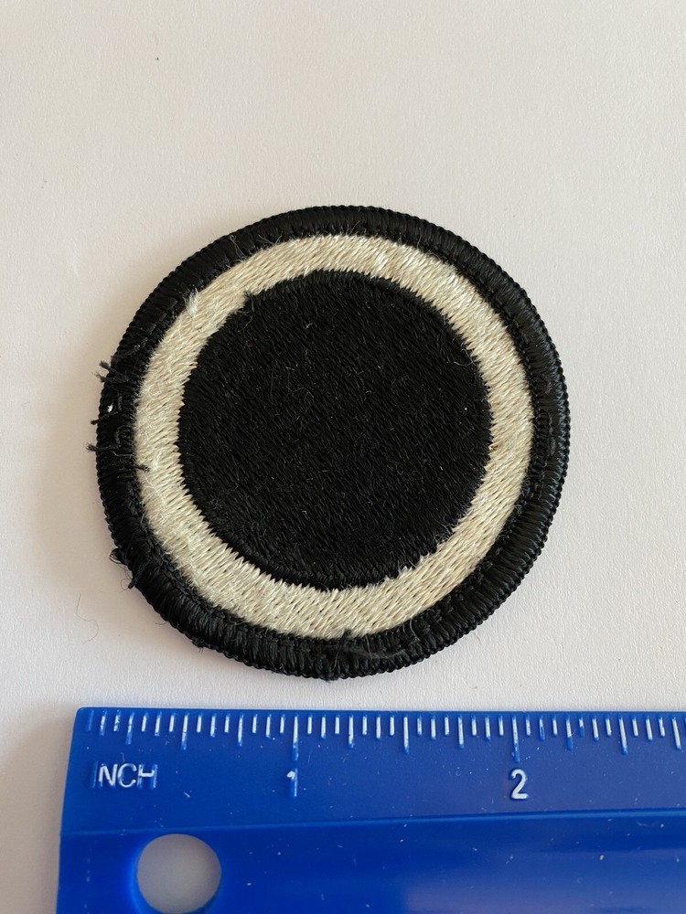 US Army 1st Corps White Black Circle INV5474