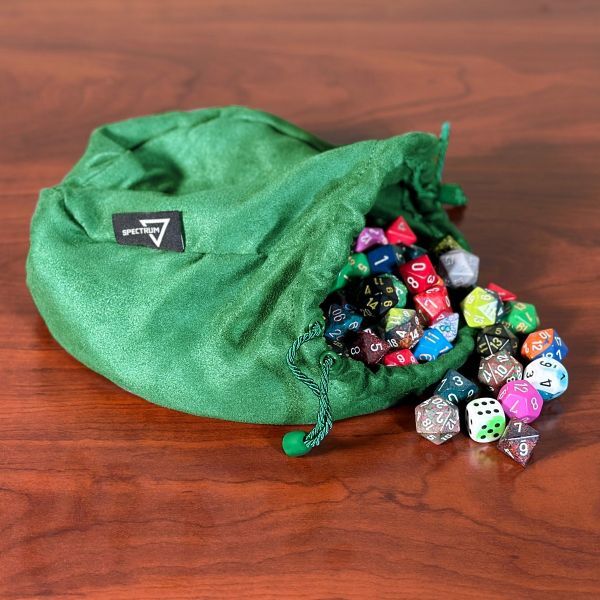 2 BCW Large Green Dice Bags