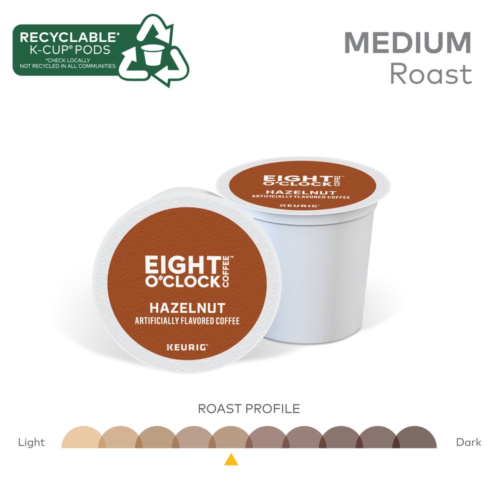 Hazelnut Coffee, Single-Serve K-Cup Pods, 24 Count