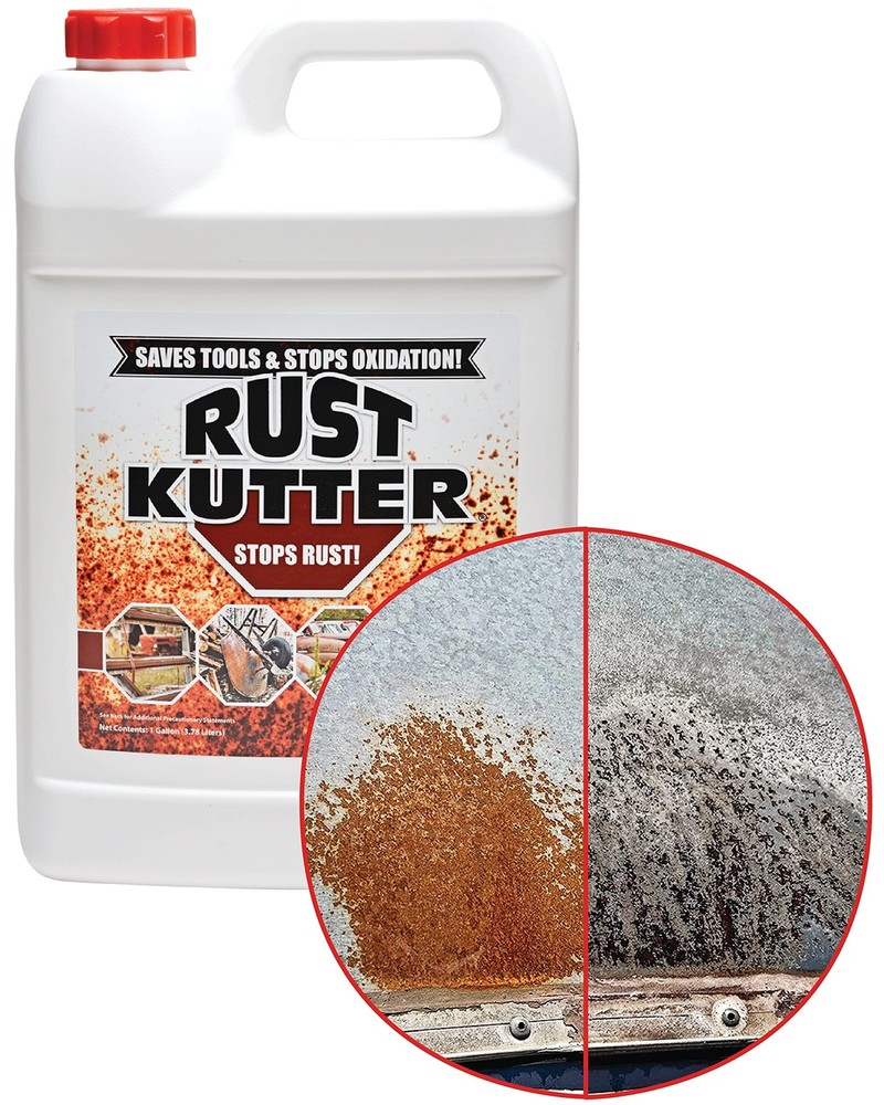 - Gallon - Stops Rust and Converts Rust Spots to Leave a Primed Surface Ready...