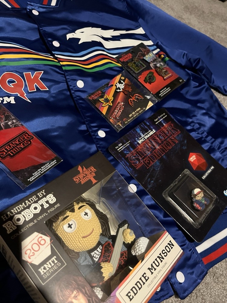 Stranger Things Backpack Bundle with Pin Set & Bonus Extras