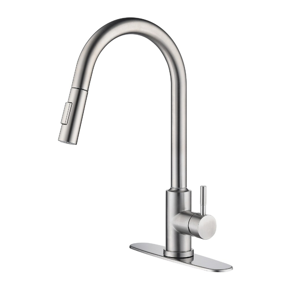 Touch Kitchen Faucet with Pull Down Sprayer Brushed Nickel