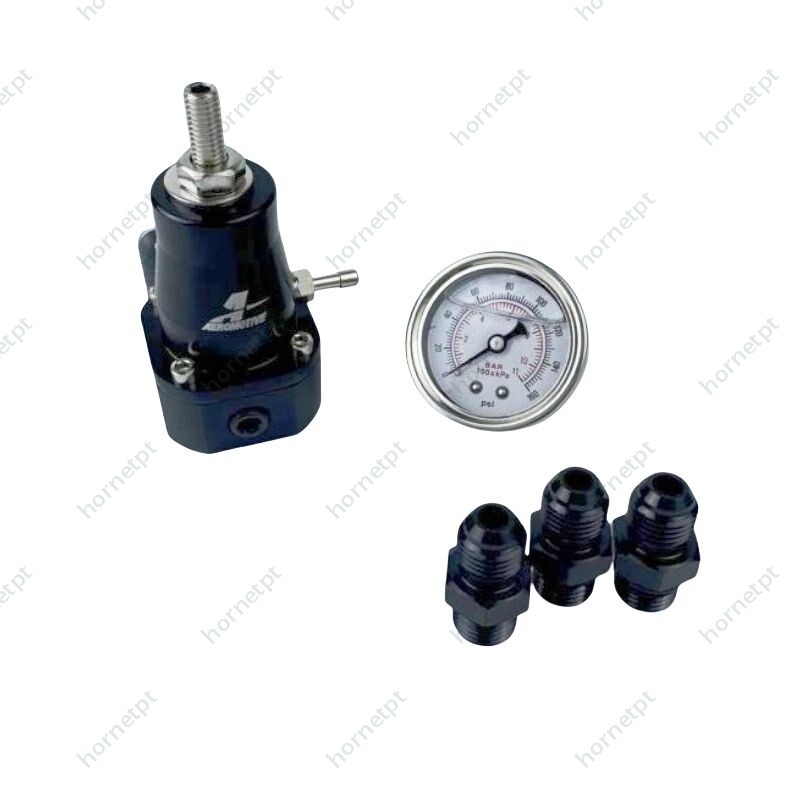 13129 Fuel Pressure Regulator Combo Kit ; Compact EFI 30-70 psi Return Style