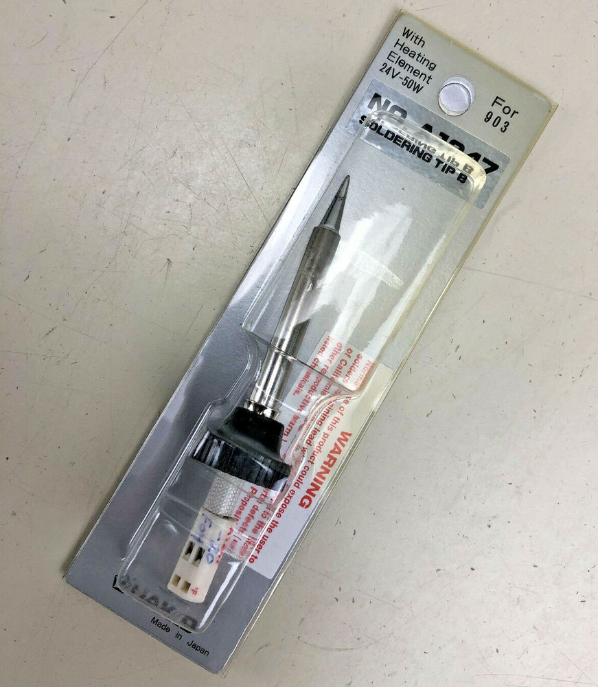 HAKKO Soldering Tip A1247 for 903 Soldering Iron Assembly w/Heating Element