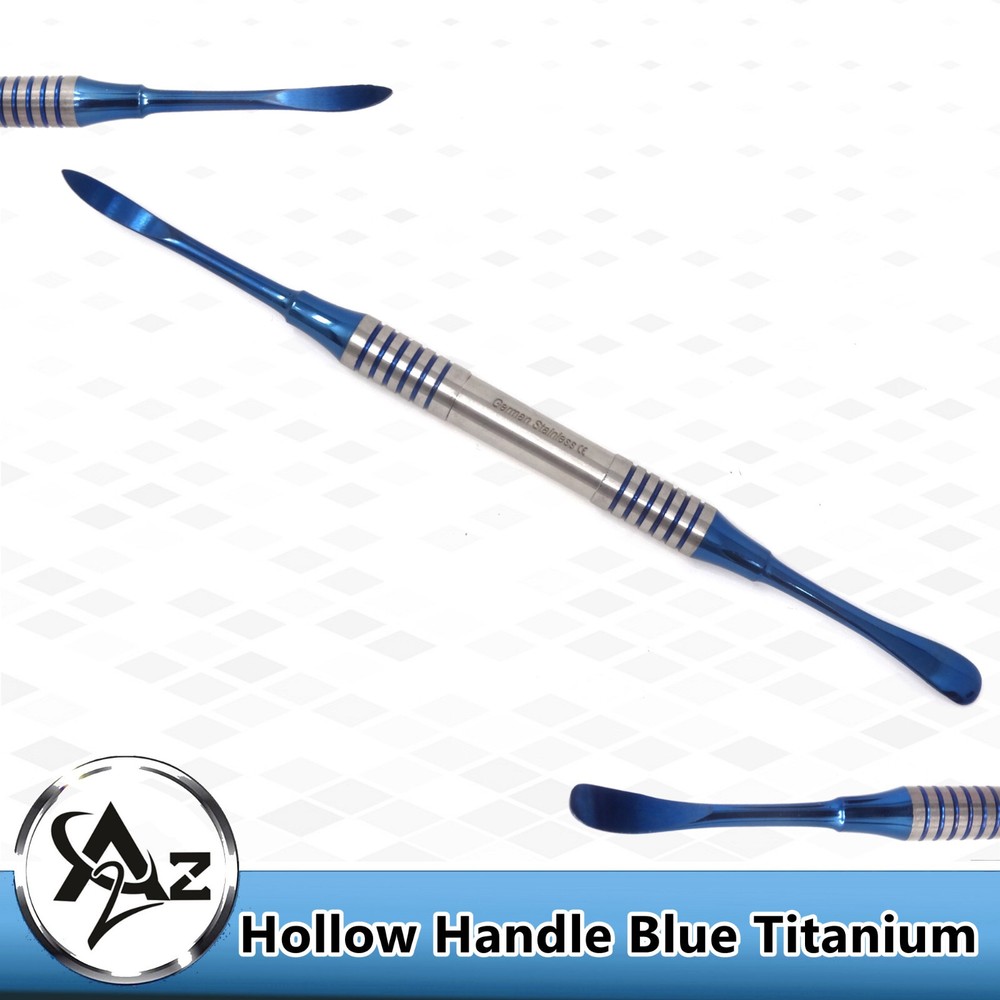 2 Freer Elevator + Molt 9 Double Ended Sharp Blunt Neurosurgical Instruments 7"