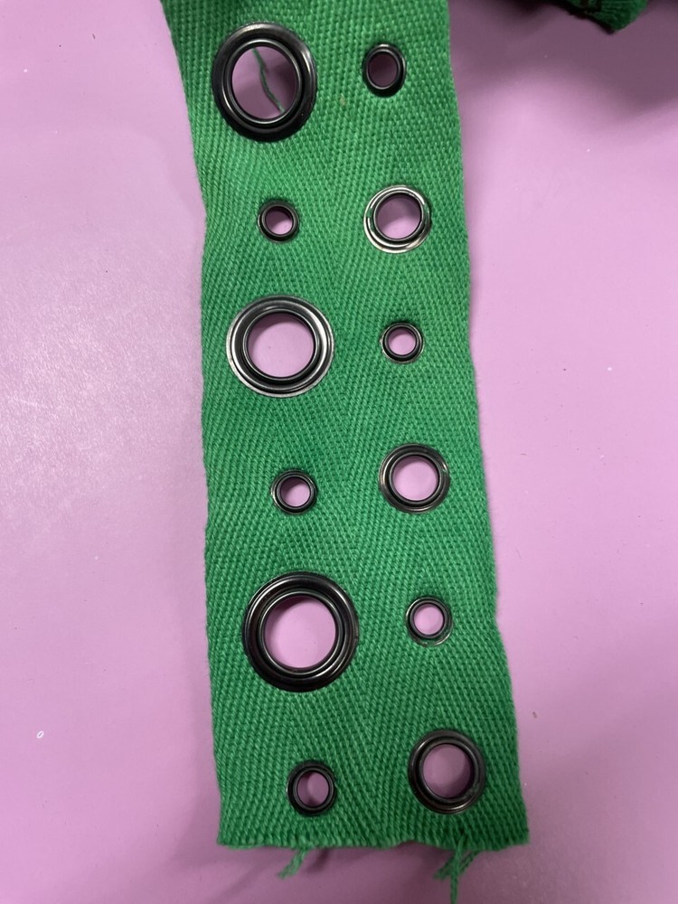 Green 2 Inch Width Eyelet Tape