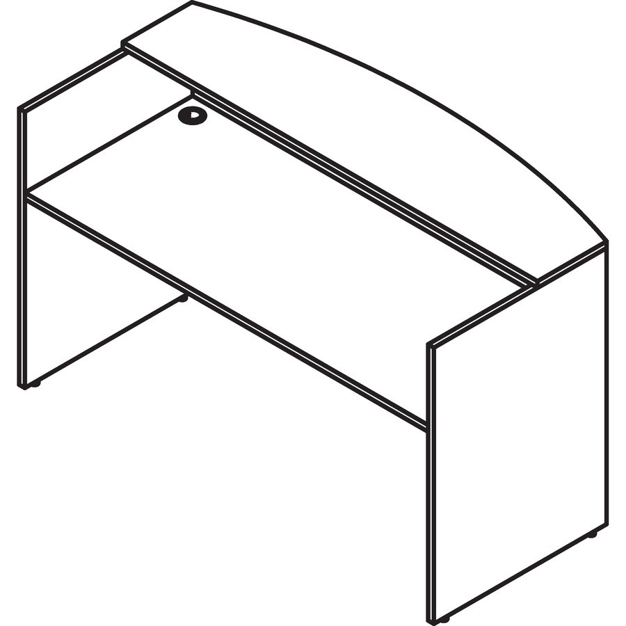 Lorell Reception Desk (llr-69998) (llr69998)