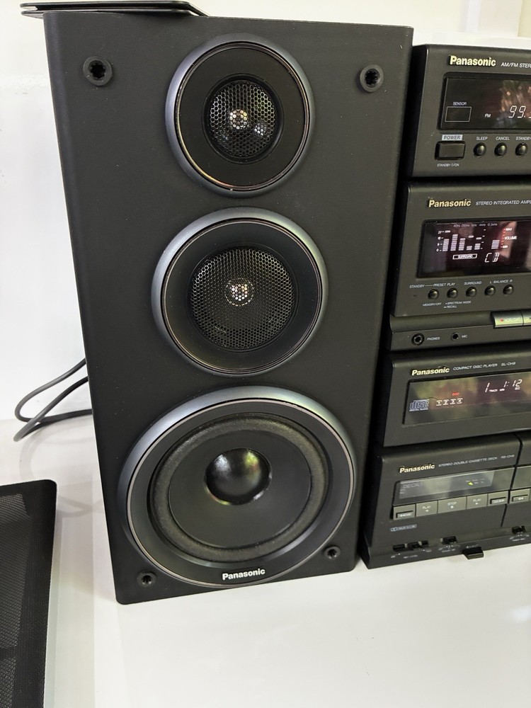 Vtg Panasonic SC-CH9 Stereo Integrated Amplifier & CD/Cassette System Tested
