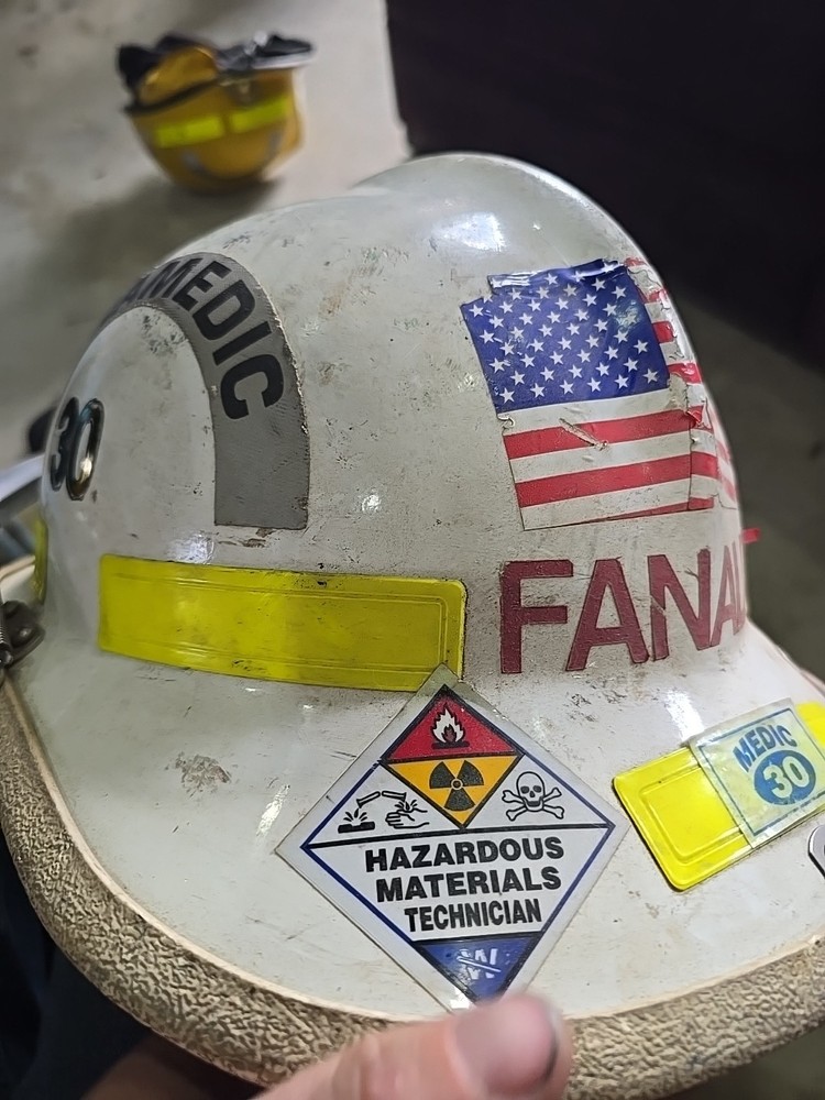 Retired Firefighter Helmet
