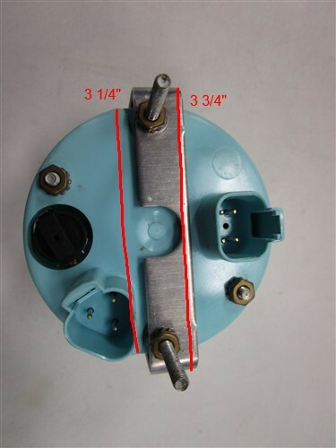 TELEFLEX SPEEDOMETER & DIGITAL HOUR METER 781513PDFB MARINE BOAT