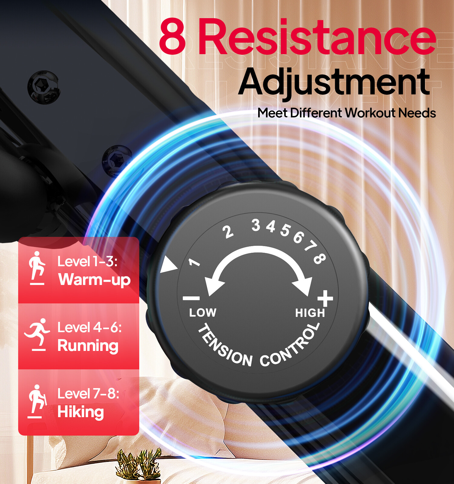 Indoor Stationary Recumbent Exercise Bike Bicycle Cycling Fitness Workout Bike