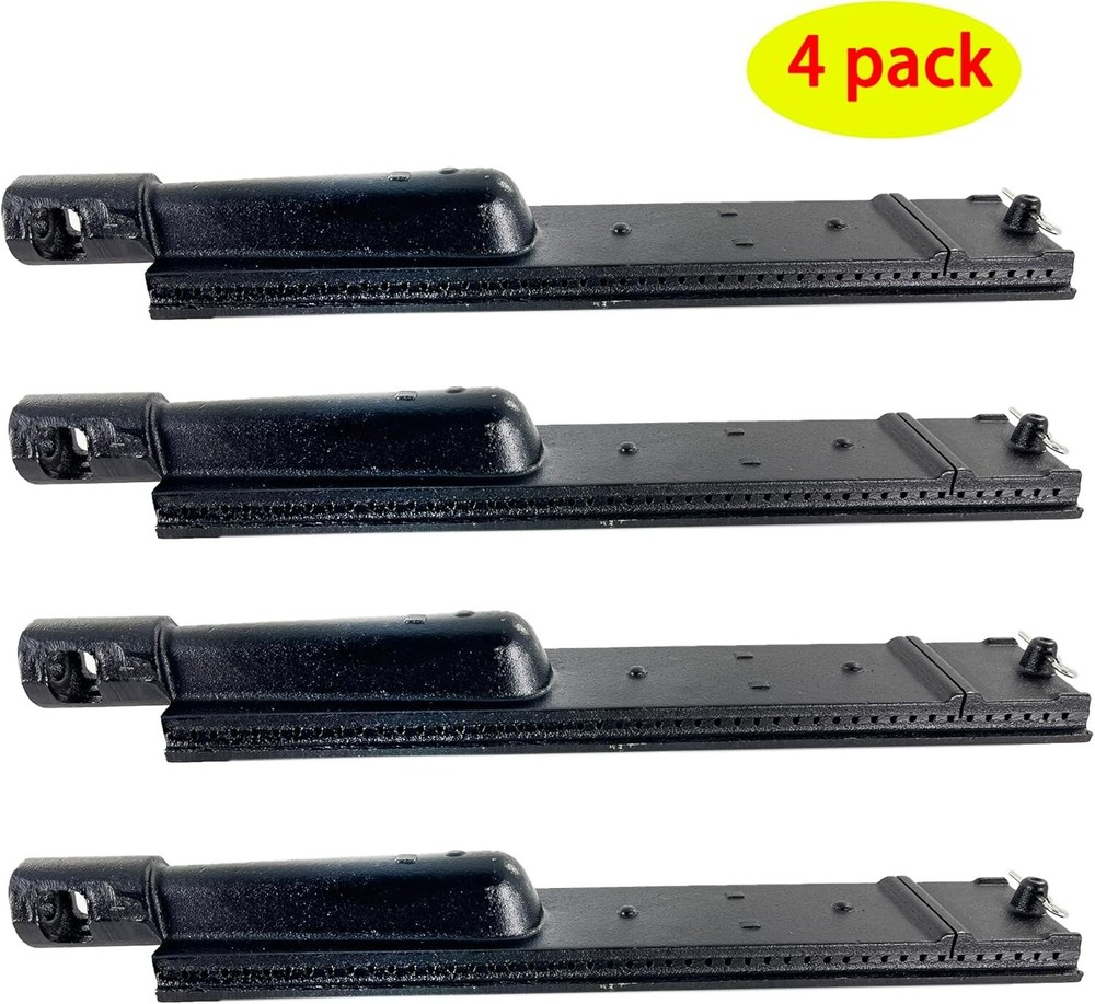 Durable 15 3/4 Inch Cast Iron Burner Replacement - 4-Pack for Various Models
