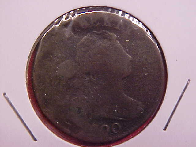 1800 LARGE CENT - DAMAGE - G - SEE PICS! - (N10000)
