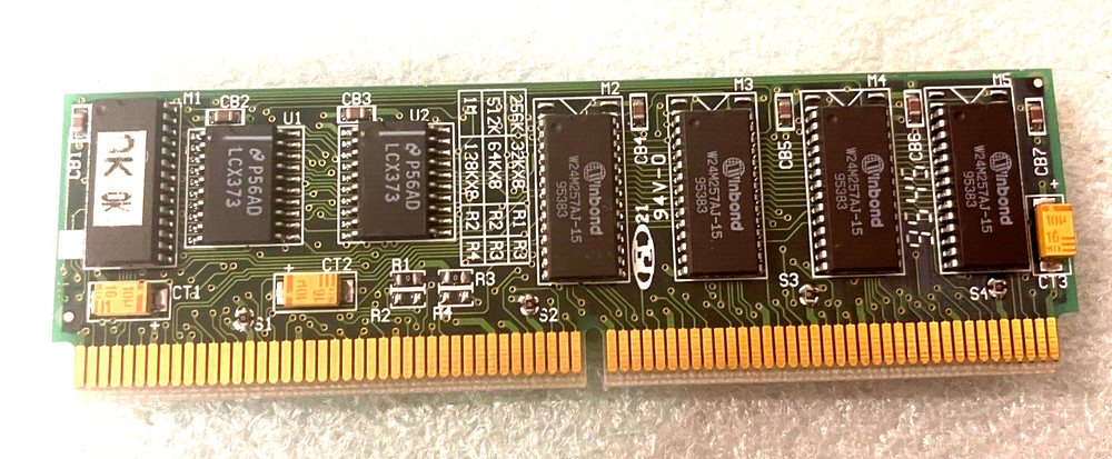 PULLS SS-2002-1 EIGHT CHIP 256K MOTHERBOARD CACHE MODULE RM2-CMP55-3