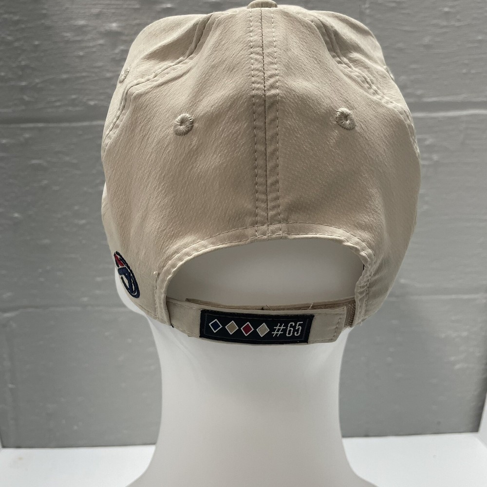 THE VIRTUES Golf Club Mens Hat Cap Strap Back Adjustable Beige