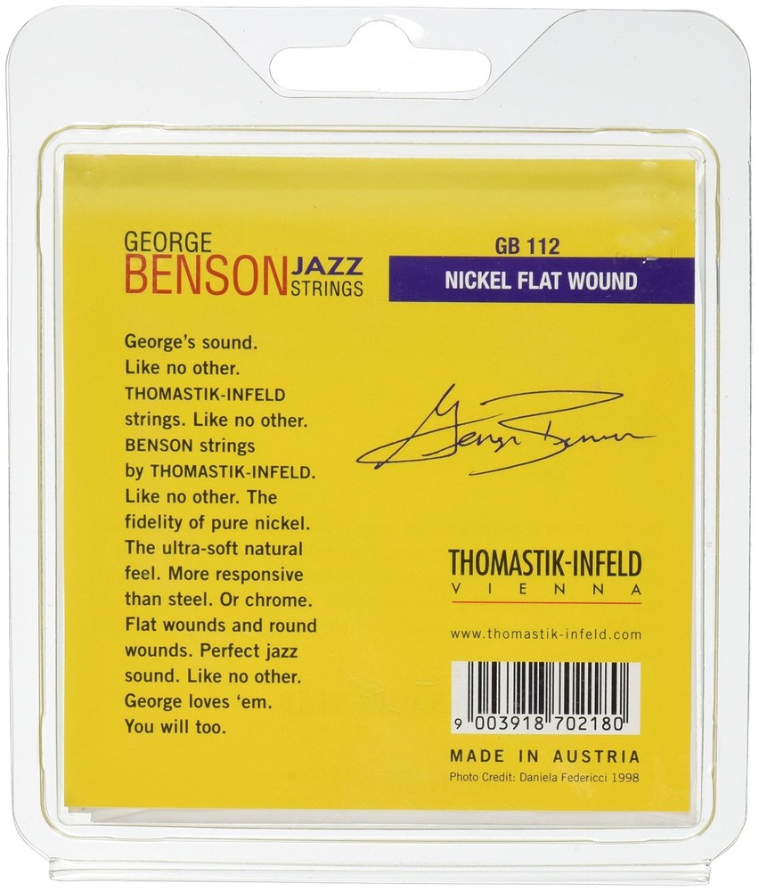 Thomastik-Infeld GB112 Jazz Guitar Strings: George Benson 6 String Set - Pure...