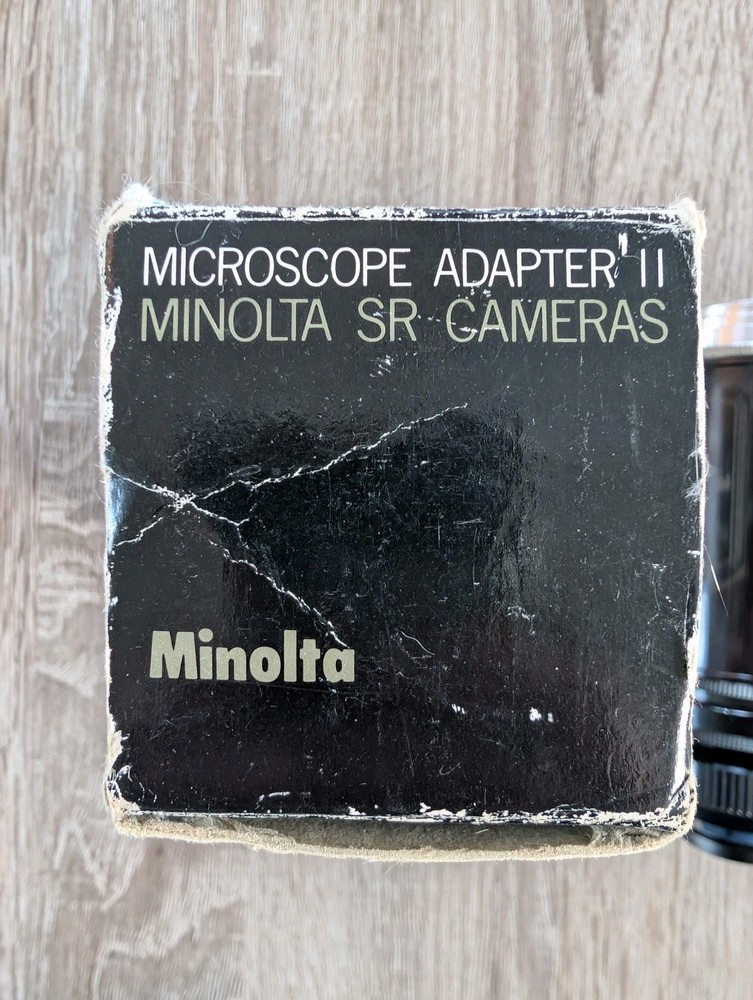 Vintage Minolta Microscope Adapter II With Box