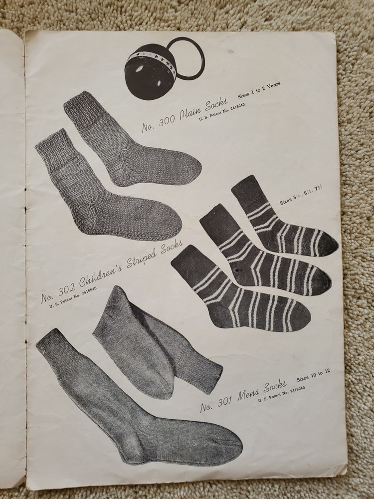 Doreen 2 Needle SOCKS Book Vol 93 1946 Patterns Easy To Make