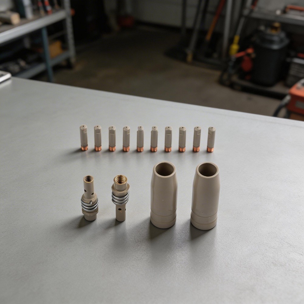 Mig Welder Tips Compatible With 0.03 In Diameter Comprehensive Welding Setup