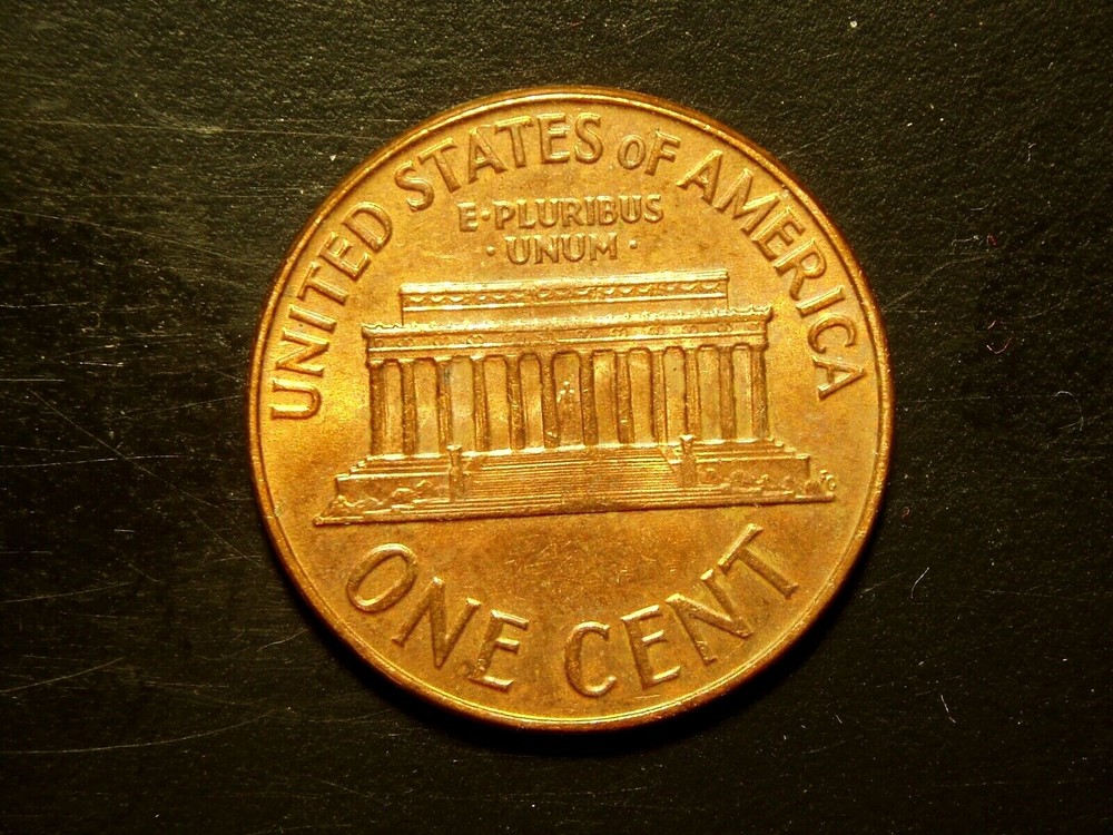 1963 ONE AU LINCOLN MEMORIAL CENT #5