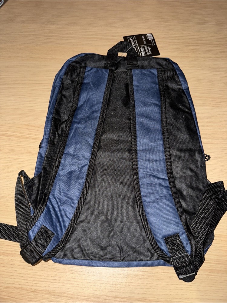 Moda West Kids Backpack Padded Straps with Front Zipper Pocket Navy