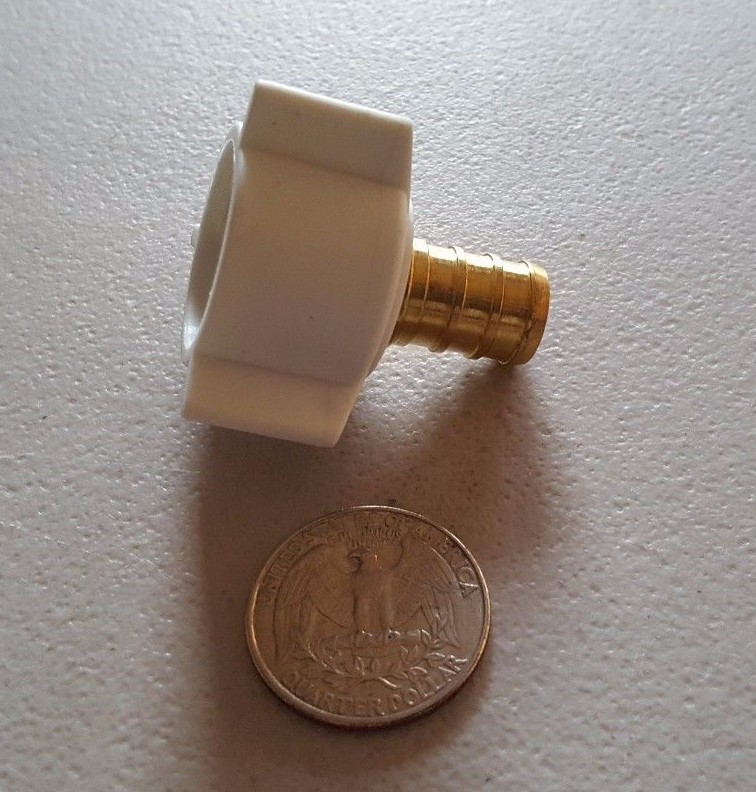 20 Pcs. 1/2" Pex X 1/2" Female Swivel Adapter, 1/2" Pex Female Swivel 25-2-1=20