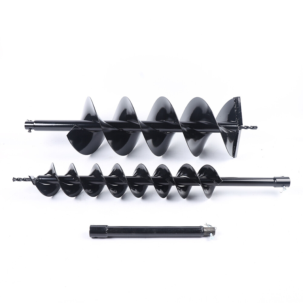 52cc Gas Powered Earth Auger Power Engine Post Hole Digger and Drill Bit Ground