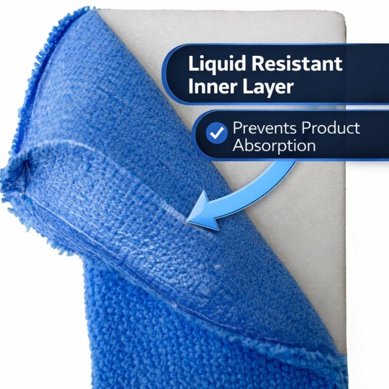 Ceramic Coating Applicator Pad 2 Pack Microfiber Sponge Car Detailing