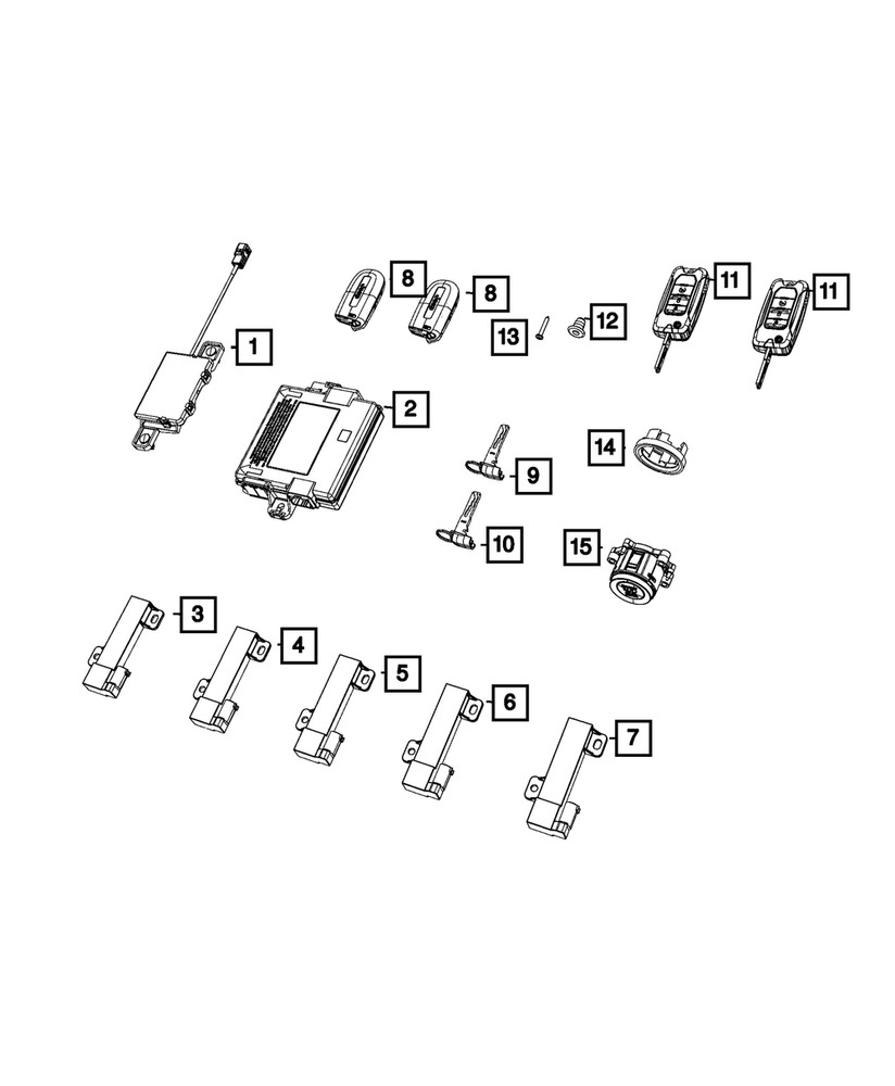 Genuine Mopar Hub Receiver 68286841AE