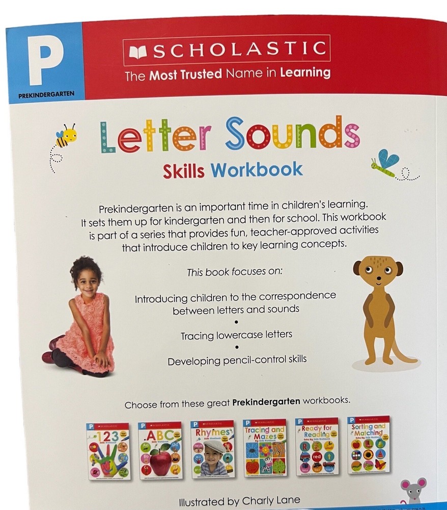 Scholastic Preschool Letter Sounds Workbook