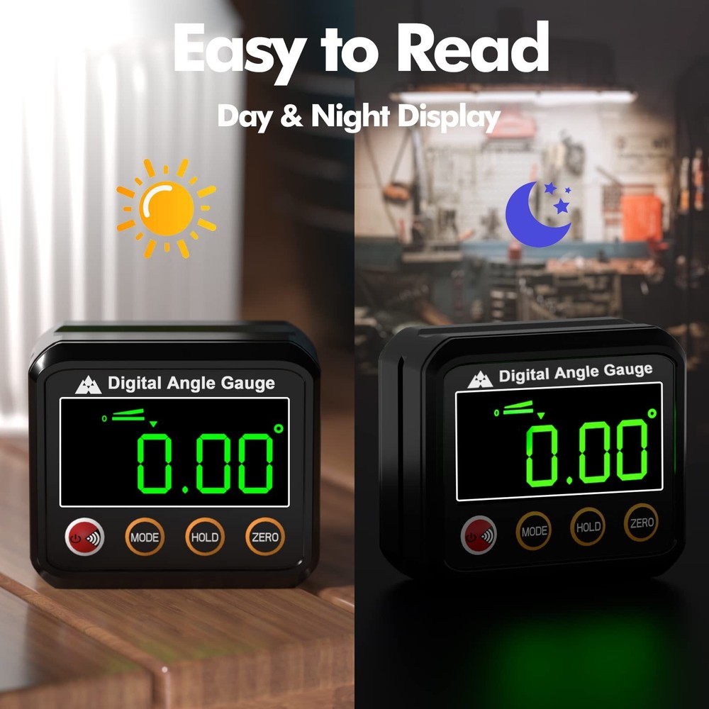 Magnetic Digital Angle Finder Protractor Inclinometer Mini Digital Level Angle G