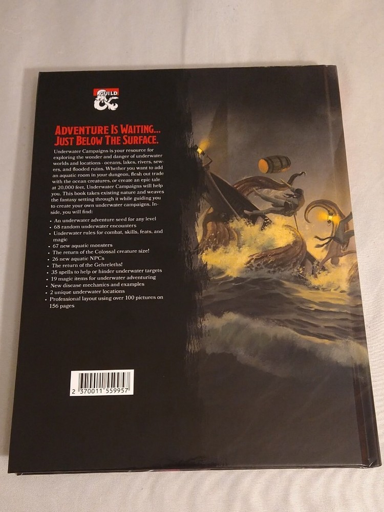 Dungeons and Dragons 5th edition Underwater Campaigns