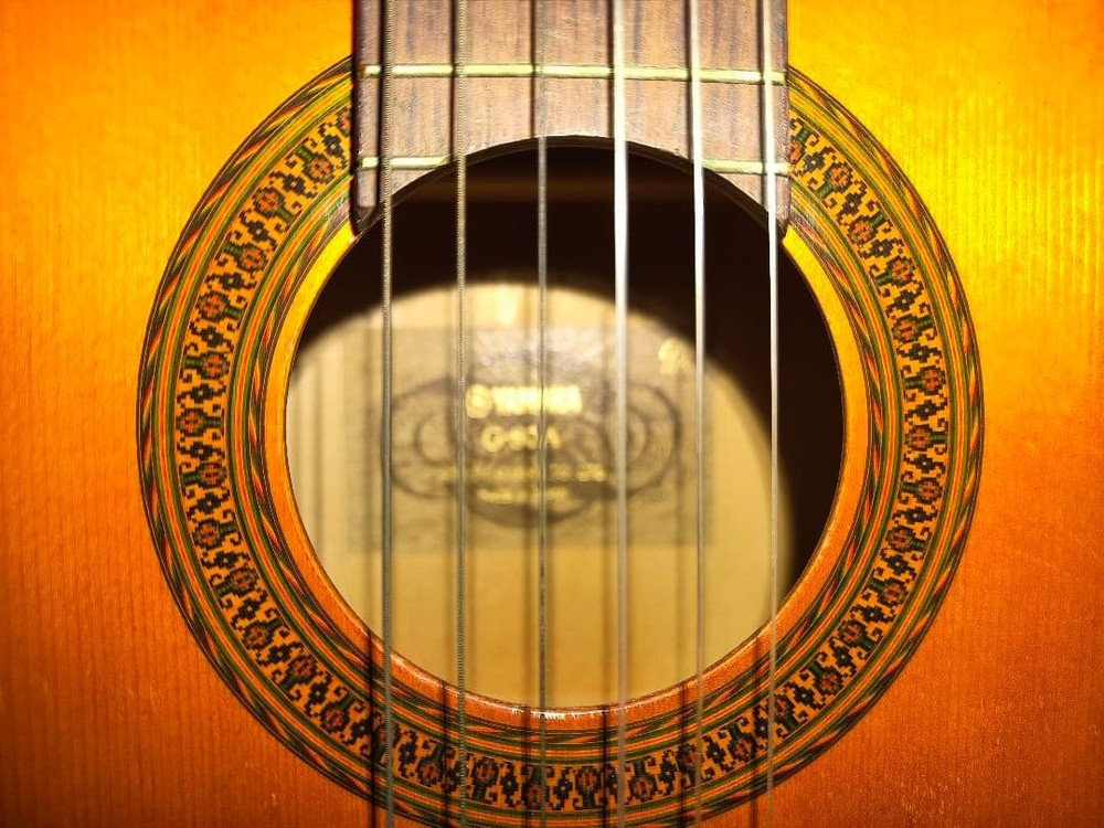 Yamaha Classical Guitar With Picks