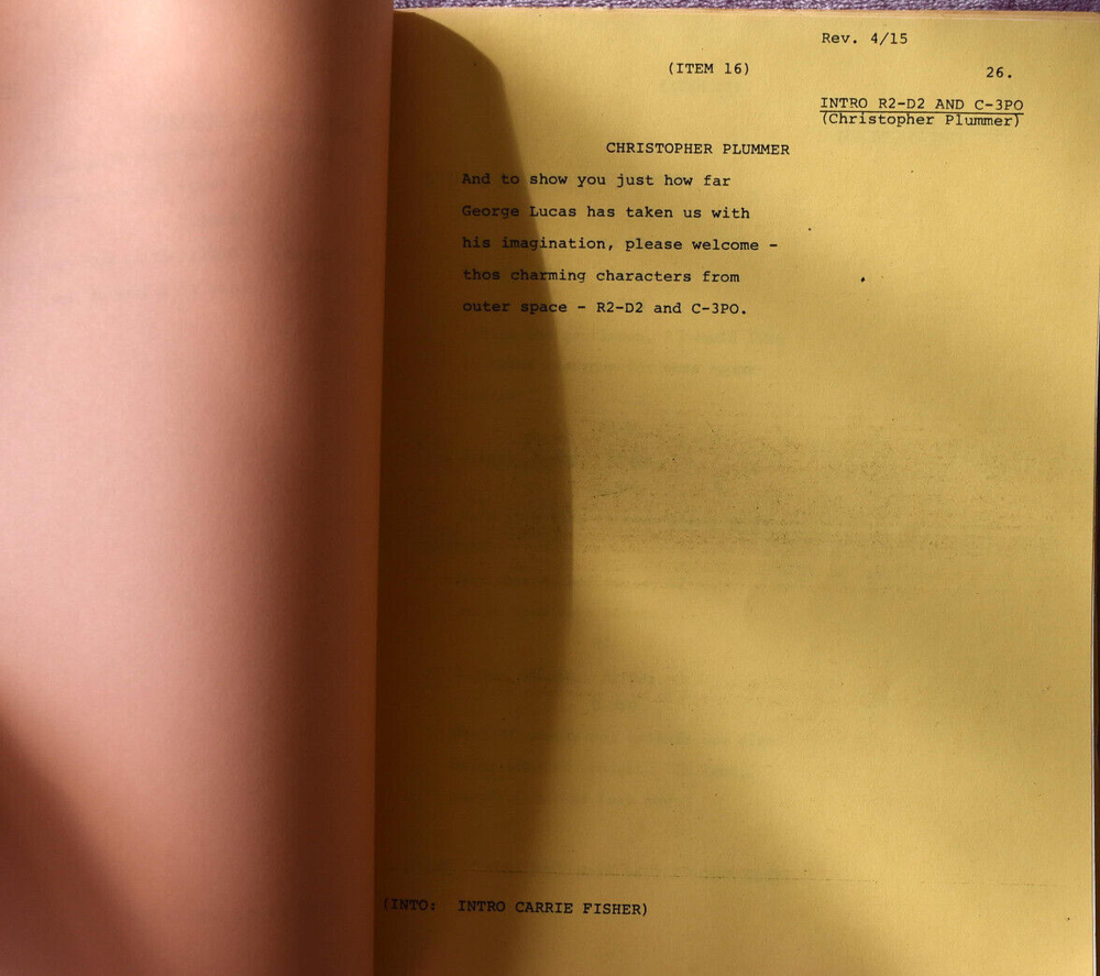 1983 " Movie Blockbusters! " CBS Television Original Screenplay Script