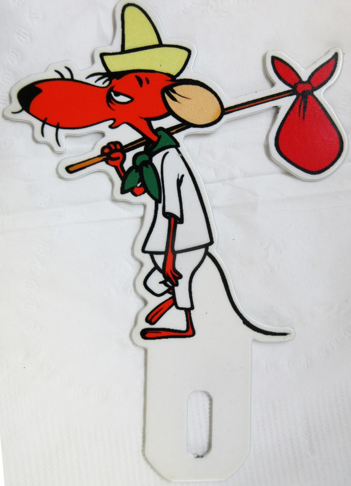 Slowpoke Rodriquez Metal License Plate Topper