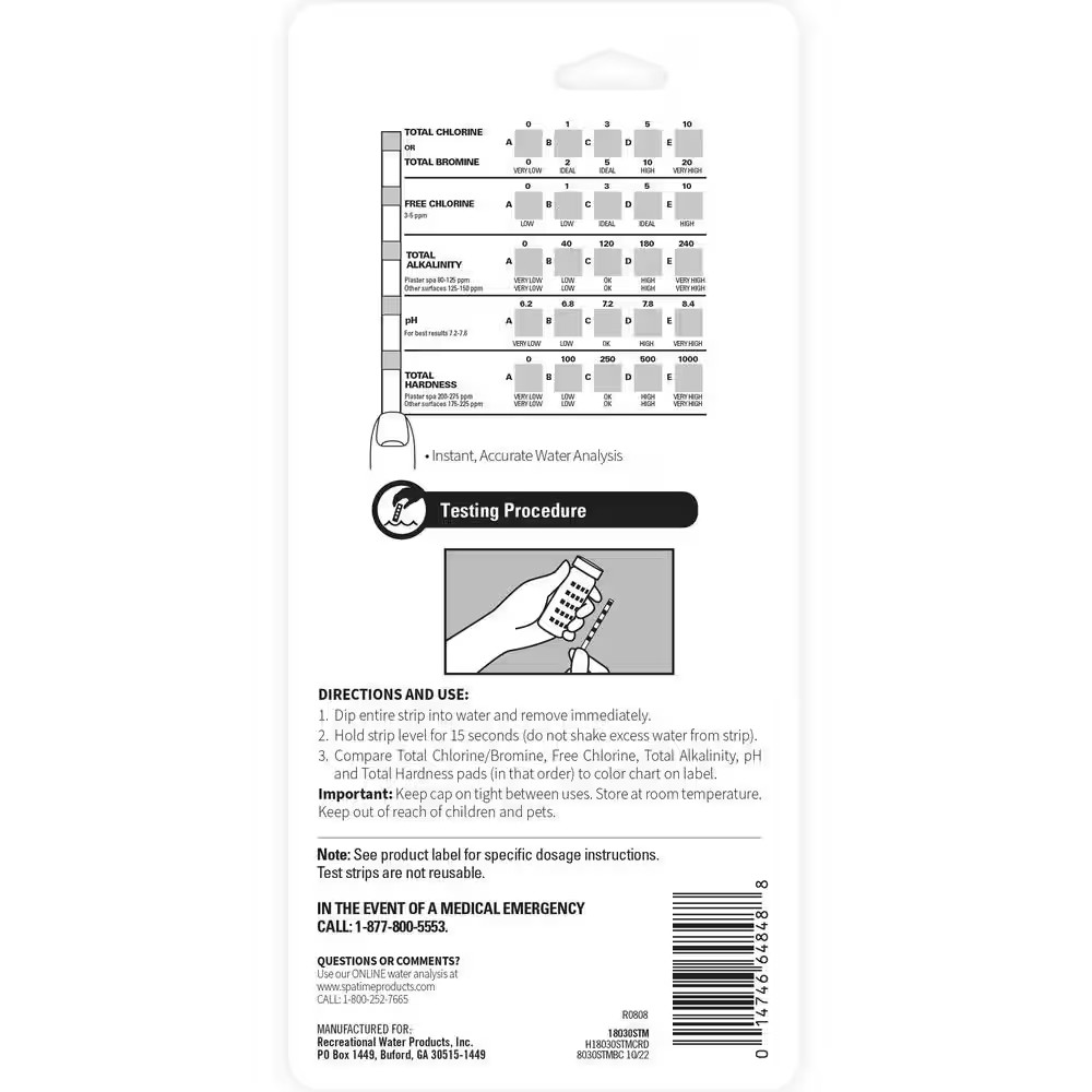 Spa Test Strips