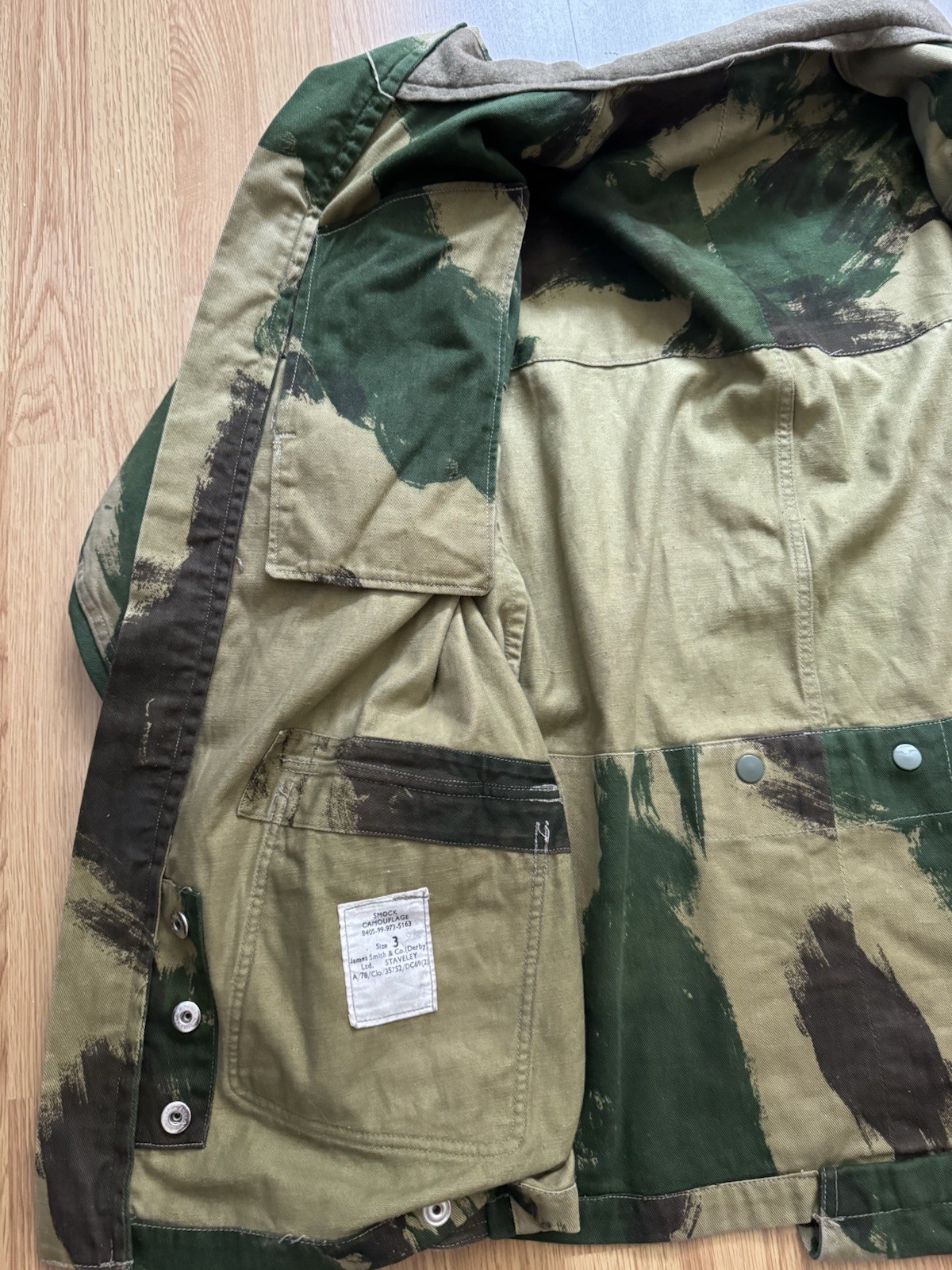 Genuine 1959 Pattern Denison Smock Major Rank & Wings Airborne Parachute