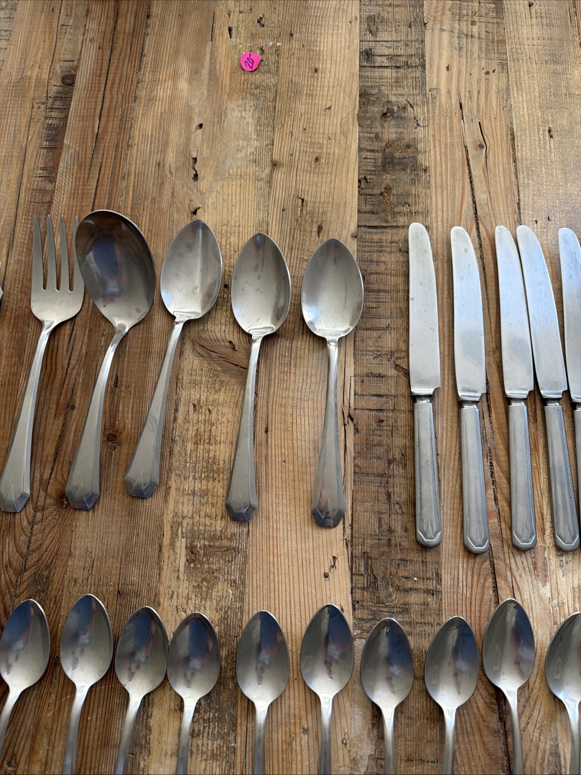 61 Pieces Royal Stainless STREAMLINE Allegheny Metal SS Flatware