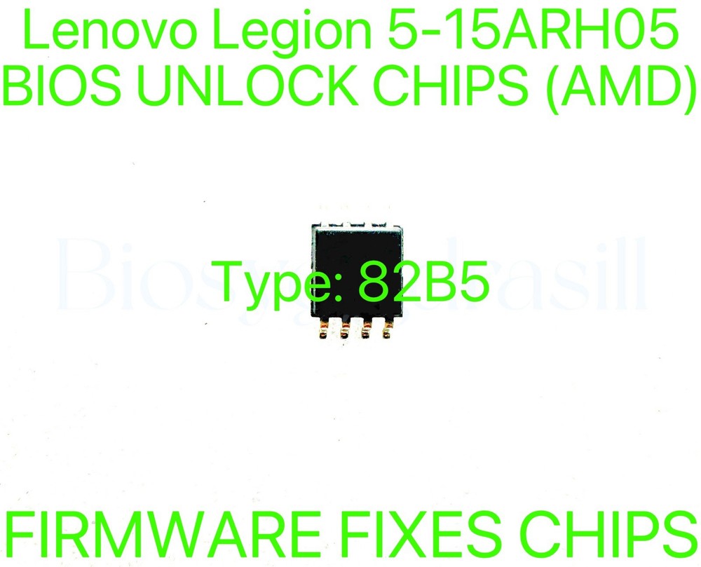 Lenovo Legion 5-15ARH05, ADMIN NO PASSWORD BIOS CHIP Type: 82B5 PREPROGRAMMED