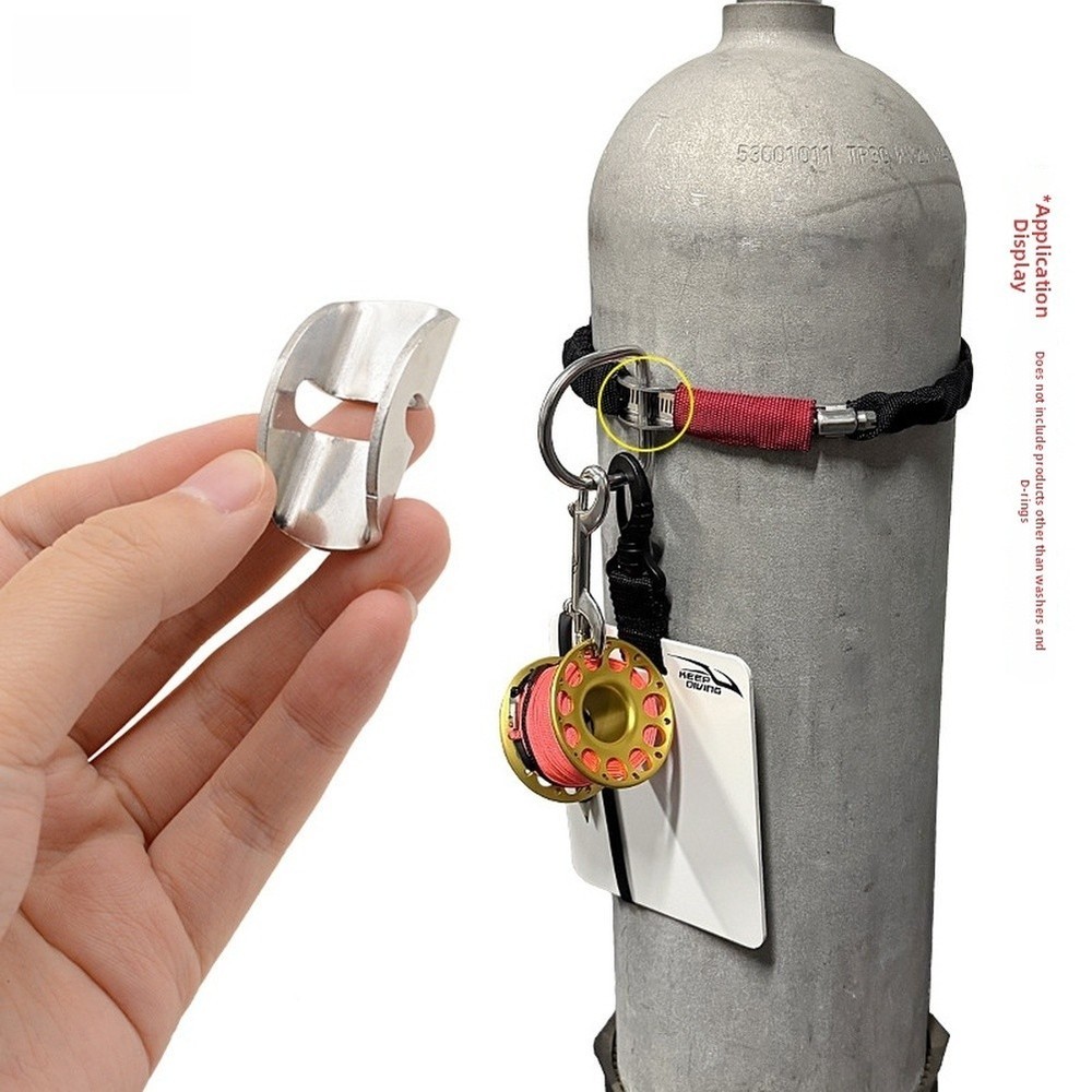 D-Ring Mount Scuba Diving Compact Lightweight Design Tool-free Installation