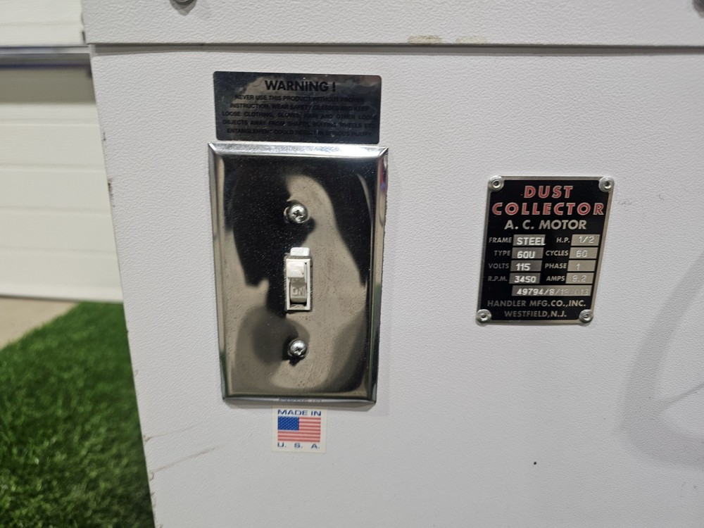 Handler Dust Collector Extraction Motor Unit