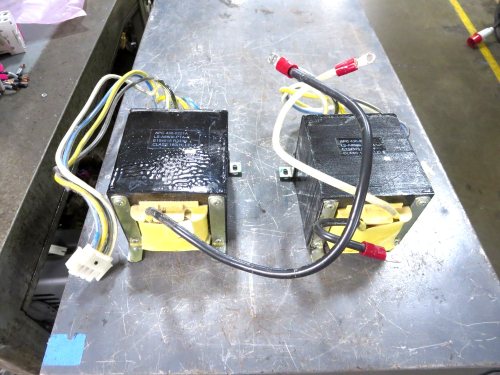 APC 430-0221A  & 430-0222A Transformer (1 Set) See Description Not Tested Used