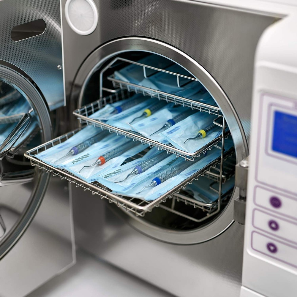 2000 Self-Sealing Sterilization Pouches, 3.5" x 10", 200/Box